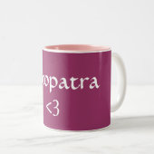 Kleopatra, < 3 zweifarbige tasse (VorderseiteRechts)