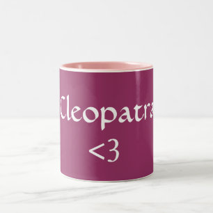 Kleopatra, <3 zweifarbige tasse