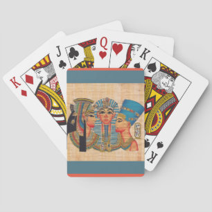 KLEOPATRA Ägyptische Königin im Vintage-Stil Kunst Spielkarten
