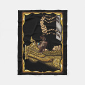 Kleopatra ägyptische Mummy, Halloween-Katze-Mummy Fleecedecke (Vorderseite)