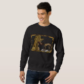 Kleopatra ägyptische Mummy, Halloween-Katze-Mummy Sweatshirt (Vorne ganz)