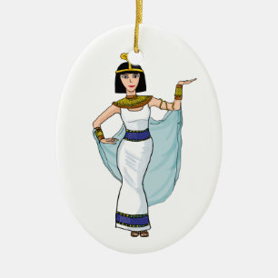 Kleopatra das Pharao von Ägypten Keramikornament