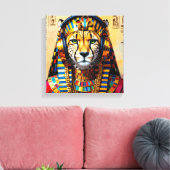 KLEOPATRA KÖNIGIN DES NIL-CHEPARD LEINWANDDRUCK (Insitu (Wohnzimmer))
