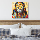 KLEOPATRA KÖNIGIN DES NIL-CHEPARD LEINWANDDRUCK (Insitu (Schlafzimmer))