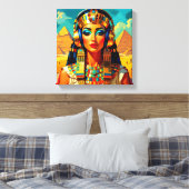 KLEOPATRA KÖNIGIN DES NIL LEINWANDDRUCK (Insitu (Schlafzimmer))