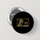Kleopatra Mummy Funny Halloween Kostüme Männer Fra Button (Vorne & Hinten)