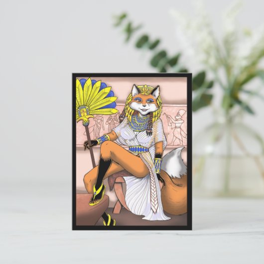 Kleopatra Postkarte (Stehend Vorderseite)