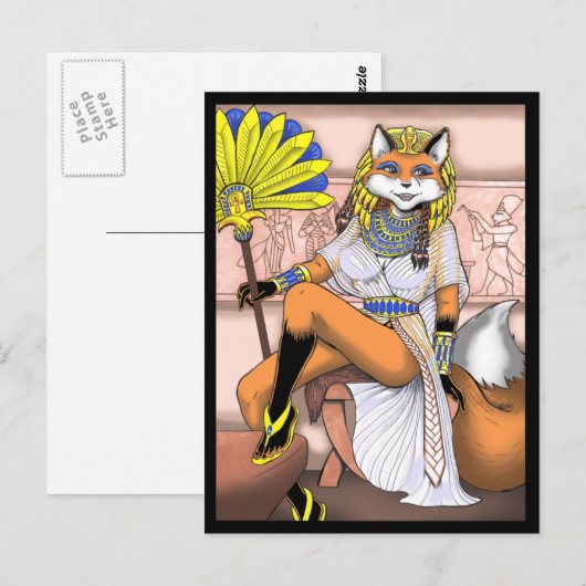 Kleopatra Postkarte (Vorne/Hinten)