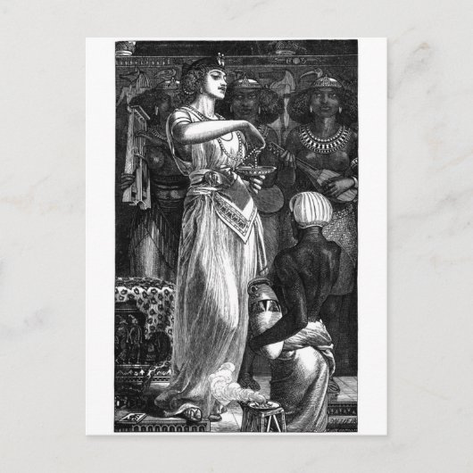 Kleopatra Postkarte (Vorderseite)