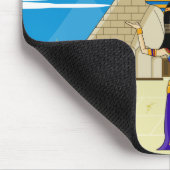 Kleopatra u. große Sphinx von Giseh Mousepad (Ecke)