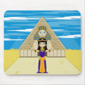 Kleopatra u. große Sphinx von Giseh Mousepad (Vorne)
