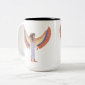 Kleopatra. Zweifarbige Tasse (Vorderseite Links)