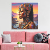 Kleopatras Blick Leinwanddruck (Insitu (Wohnzimmer))