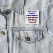 Kleptomane Wortspiele Lustiger Wortspiel-Button Ab Button (Beispiel)