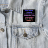 Kleptomaniac Puns Funny Pun Button Abzeichen Butto (Beispiel)