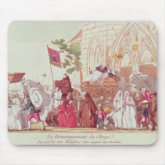 Klerus, der die Kirche nach dem Verkauf verlässt Mousepad (Vorne)