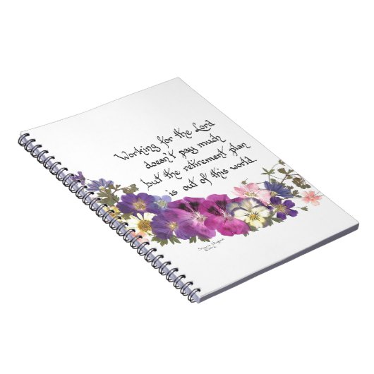 Klerus- oder Freiwilliggeschenk Notizblock (Rechte Seite)