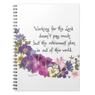 Klerus- oder Freiwilliggeschenk Notizblock