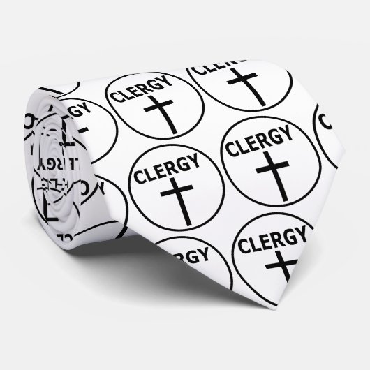 Klerus versinnbildlichen für Pastoren, Reverends Krawatte (Gerollt)