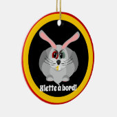 Klette à bord - Belgische Folklore Keramikornament (Rechts)