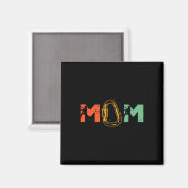 Kletter-Mama Kletterin Sichern Bouldering Magnet (Vorderseite/Rückseite)