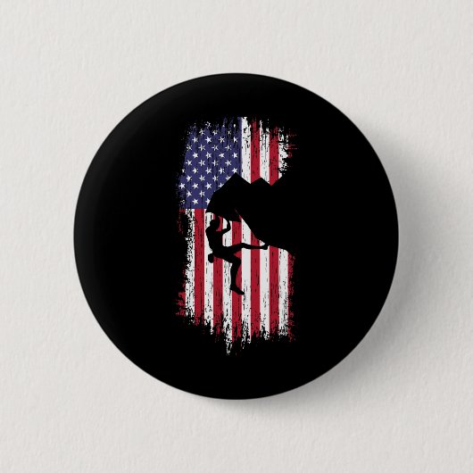Kletter-Shirt - Grunge Klettern Button (Vorderseite)