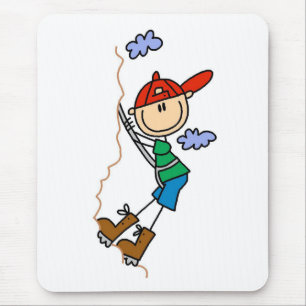 Kletter-Stickfigur Mousepad