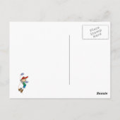 Kletter-Stickfigur Postkarte (Rückseite)