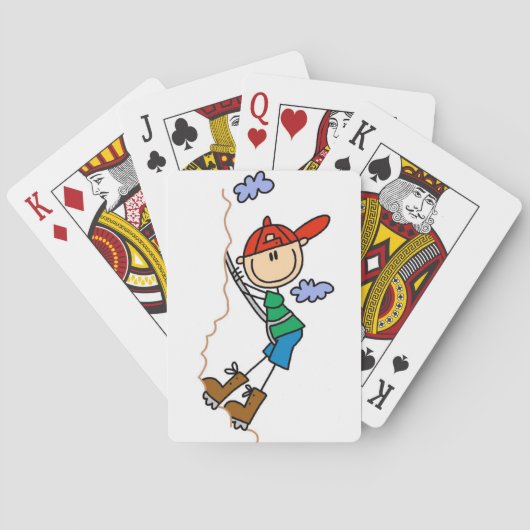 Kletter-Stickfigur Spielkarten (Rückseite)