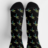 Kletter-Stickman Socken (Oben)