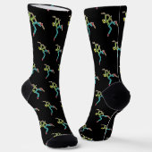 Kletter-Stickman Socken (Gewinkelt)
