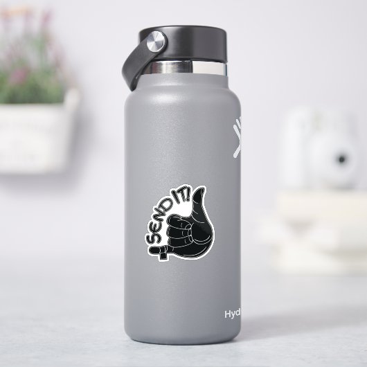 Kletteraufkleber "senden" aufkleber (HydroFlask)