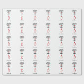 Kletterausrüstung Geschenkpapier (Flach)