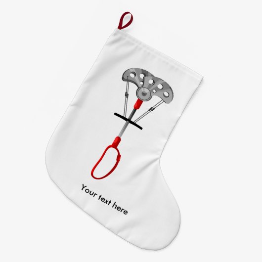 Kletterausrüstung Großer Weihnachtsstrumpf (Vorderansicht (hängend))