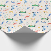 Kletterausrüstung - Hell Geschenkpapier (Ecke)