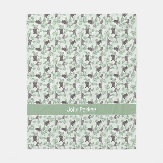 Kletterbraun Fleecedecke (Vorderseite)