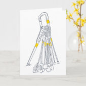 Kletterdraht Karte (Gelbe Blume)