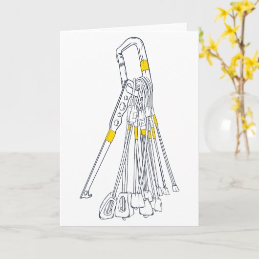 Kletterdraht Karte (Gelbe Blume)