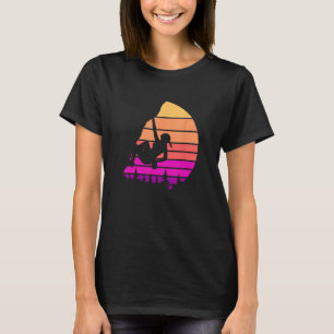 Klettere wie ein Mädchen Vintage Retro Boulder T-Shirt