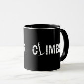 Kletterer beim Klettern Tasse (VorderseiteRechts)