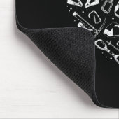 Kletterer Felsenkletterausrüstung Mädchen Herz Kar Mousepad (Ecke)