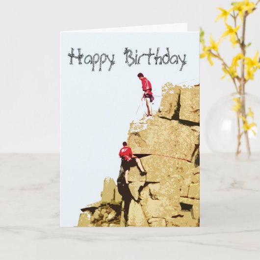 Kletterer Karte (Gelbe Blume)