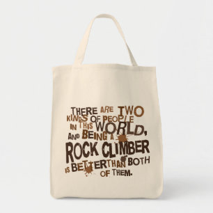 Kletterer-(lustiges) Geschenk Tragetasche