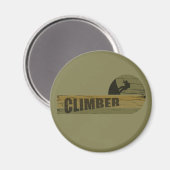 Kletterer Magnet (Vorderseite/Rückseite)