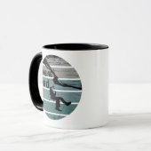 Kletterer Papa Vintag Tasse (Vorderseite Links)