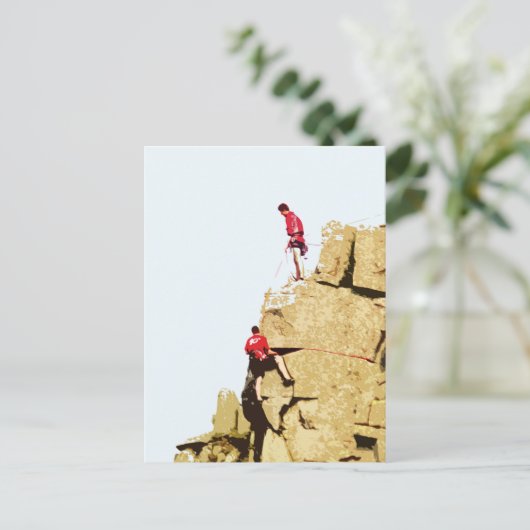 Kletterer Postkarte (Stehend Vorderseite)
