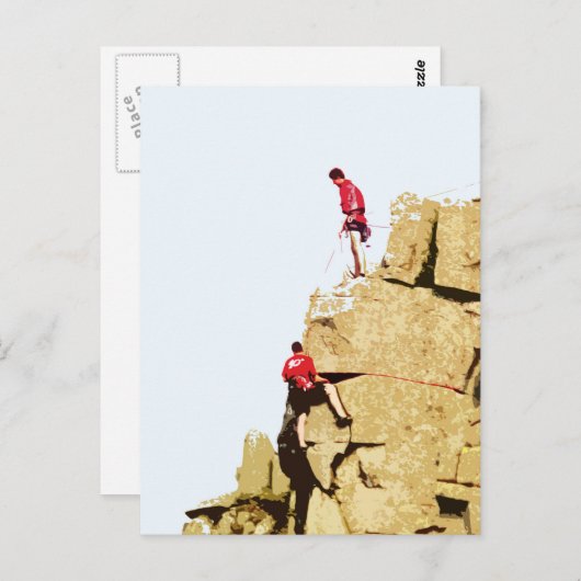 Kletterer Postkarte (Vorne/Hinten)