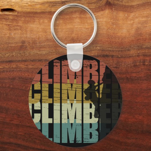 Kletterer Schlüsselanhänger (Vorderseite)