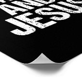 Kletterer und Jesus-Baum-Felsenkletterer Poster (Ecke)