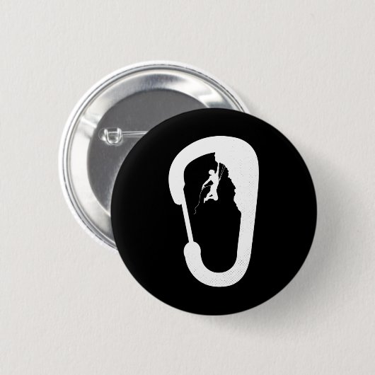Kletterfelsen Bergsteiger Karabiner Boulderin Button (Vorne & Hinten)